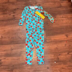 Posh Peanut Strawberry Long Sleeve Pajamas